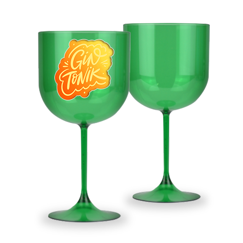 Taça de Gin | 650ml | Verde Transparente