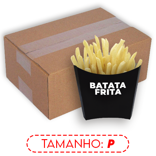BATATA FRITA | P | POP PRETA | CAIXA: 2500UNDS